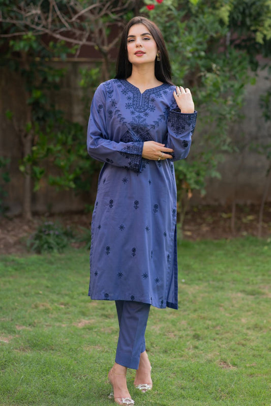 Embroidered 3pcs Lawn Suit