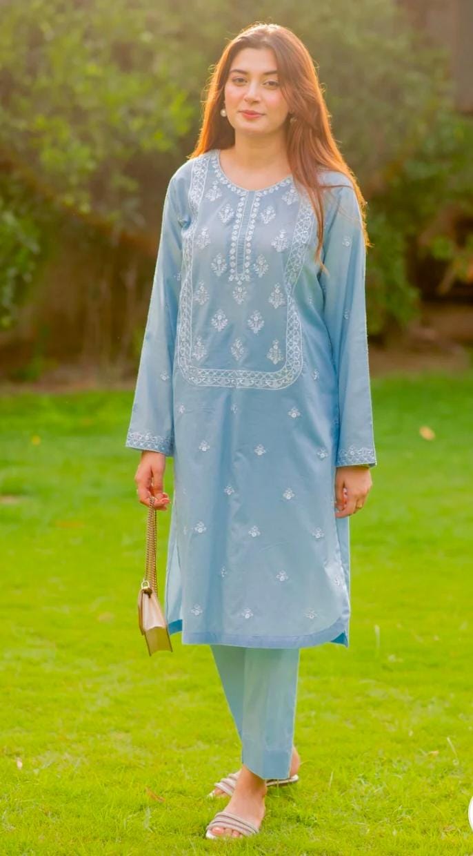 Embroidered Lawn Suit