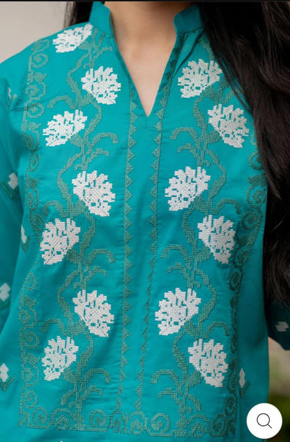 Embroidered Cotton lawn 3Pcs Suit